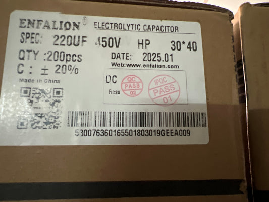 Capacitor 220/450 (200pcs)