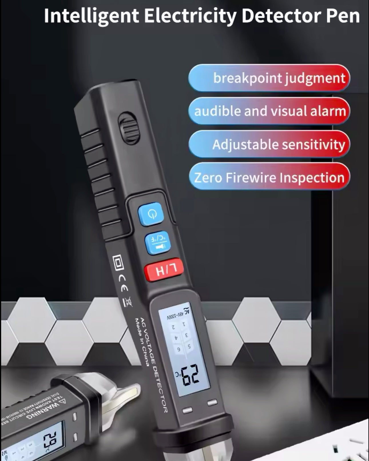 Digital meter SK-02D Non-Contact Voltage Detector Pen