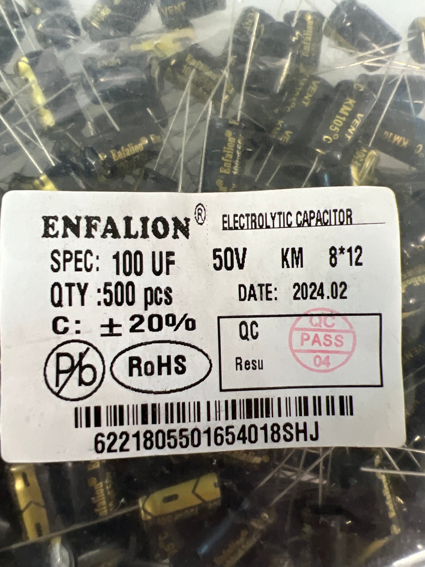 Capacitor 100/50 (500pcs)