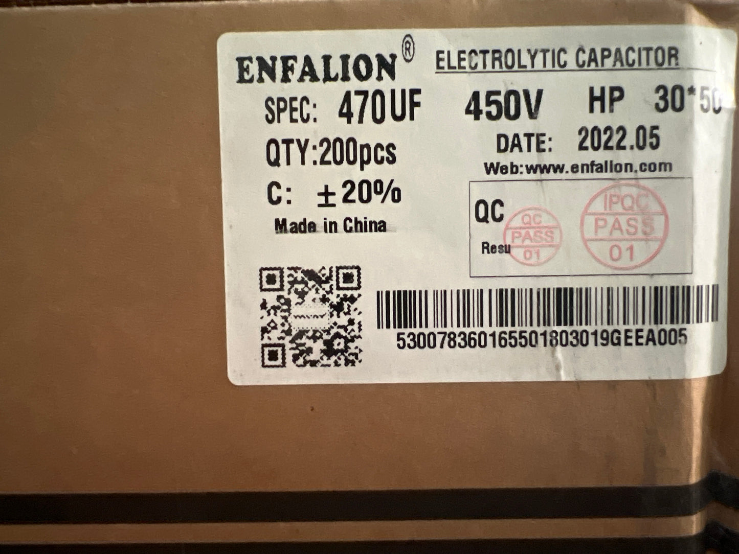Capacitor 470/450 (200pcs)