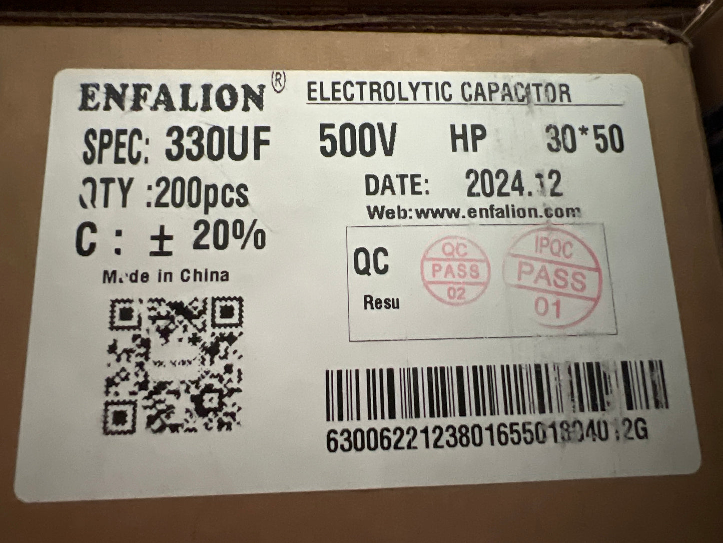 Capacitor 330/500 (200pcs)