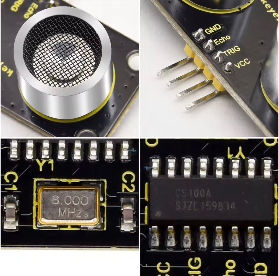 KS0504, Keyestudio SR01 Ultrasonic Sensor Module V3