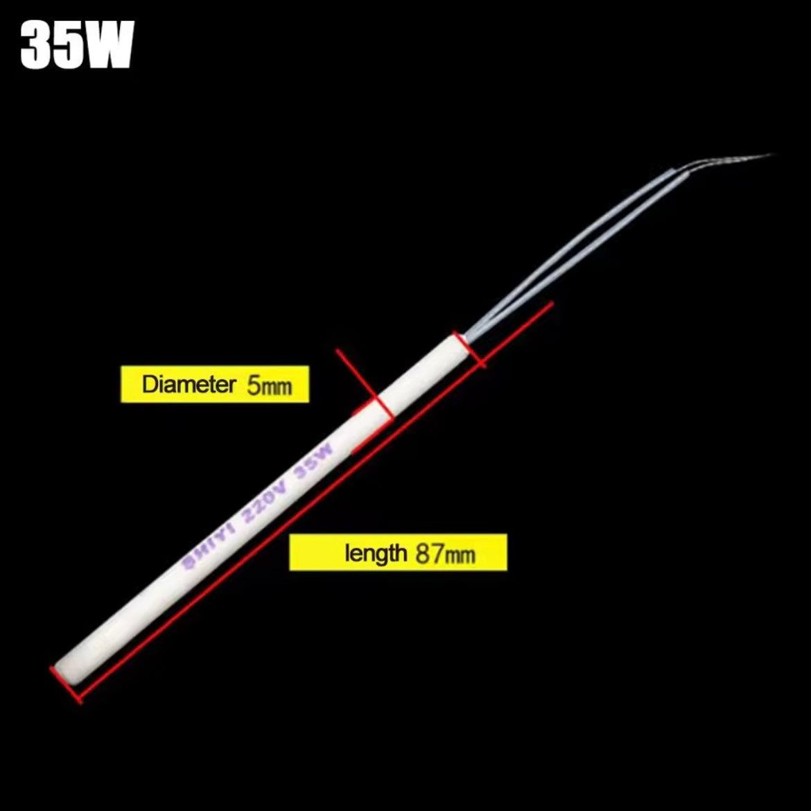 Soldering iron heating core