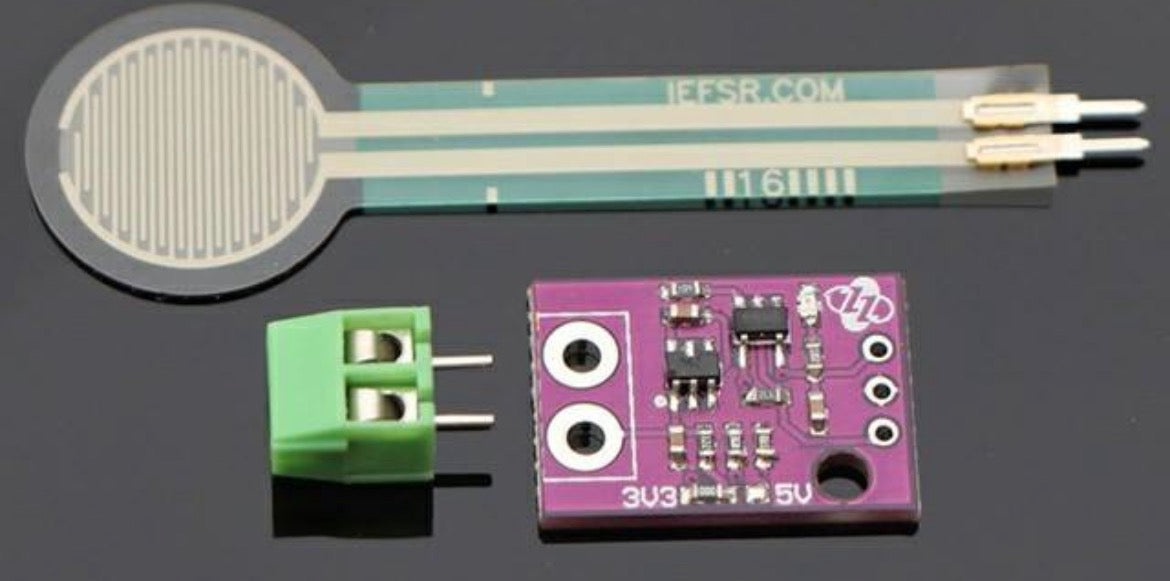 Force sensor module bending deformation FSR402