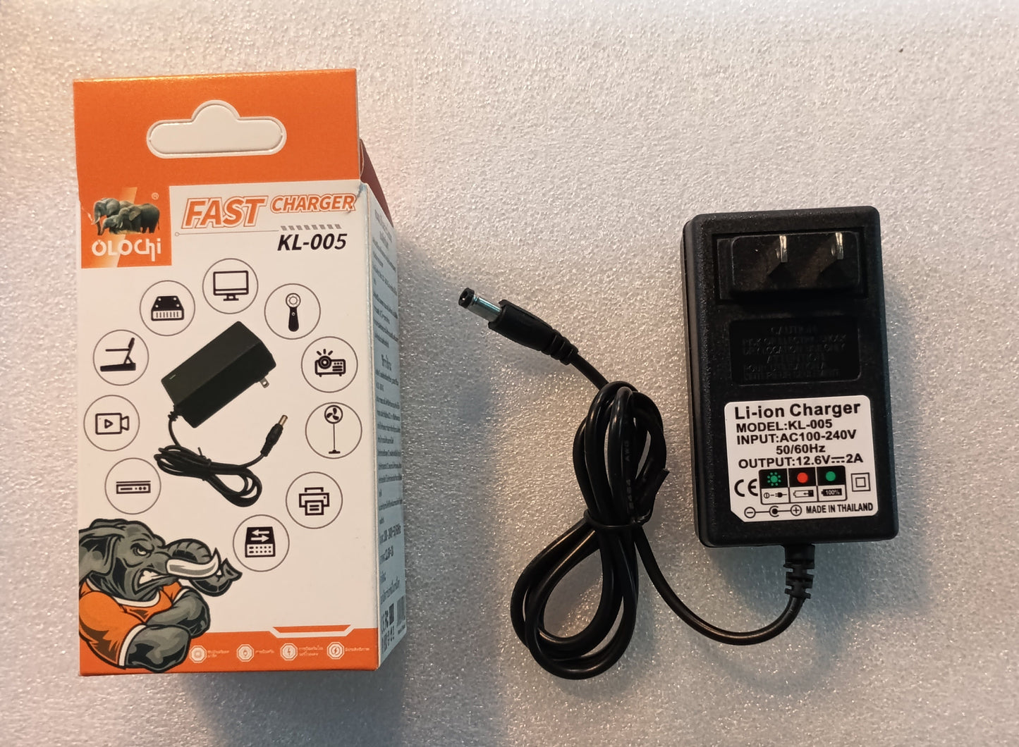 Battery Charger 12.6V for 3S (3.7x3)