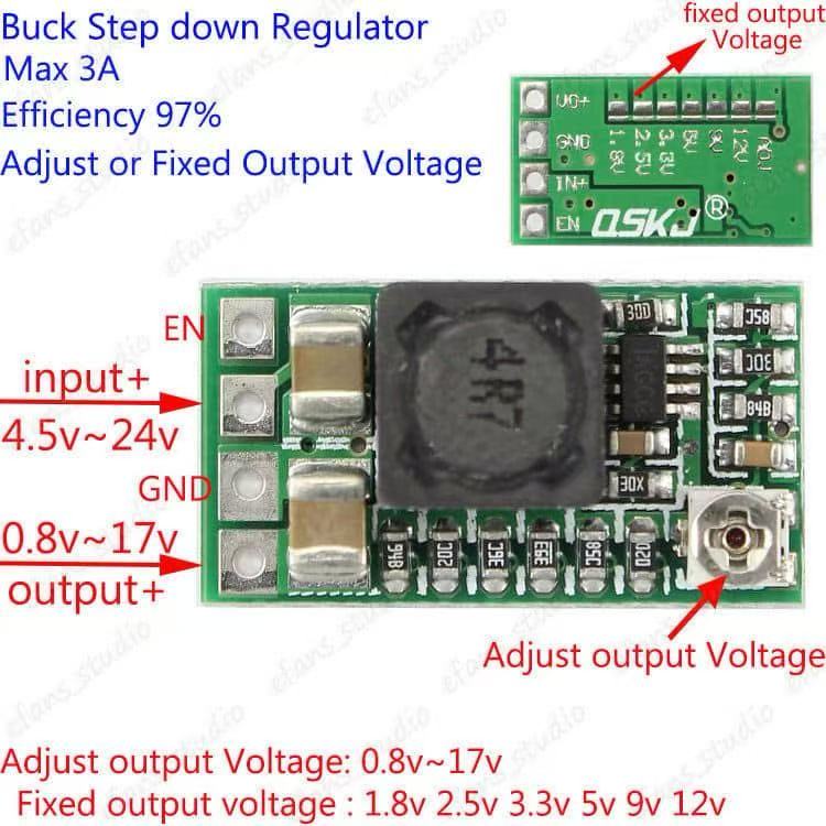 Converter DC-DC ultra small size step-down module