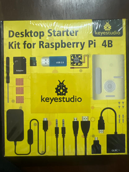 KS3001
Original Raspberry Pi 4B Kit + ABS Case + 32GB SD Card+ US Plug Power Adapter + Fan+ Heat Sink + HDMI Cable