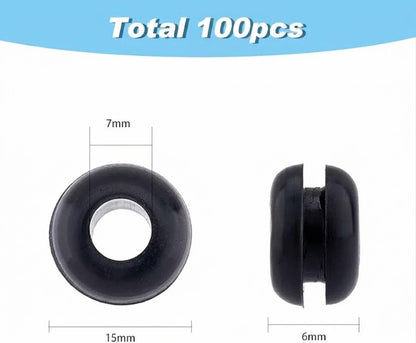 Wire rubber grommet 100pcs