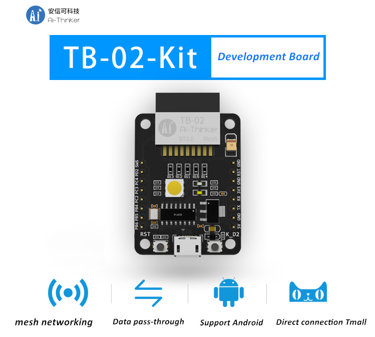 AiThinker Bluetooth TB02 development board