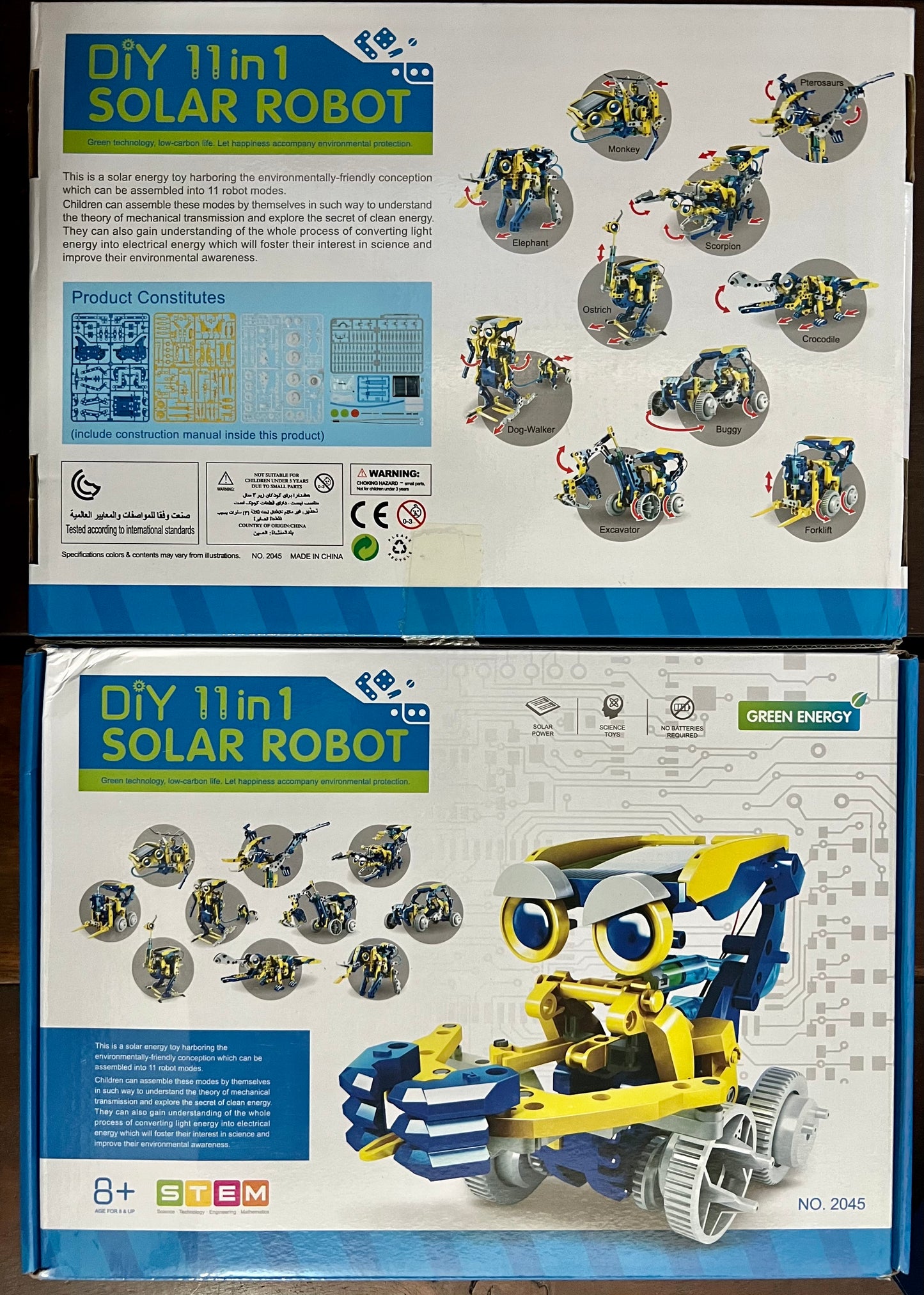 KD3014, Eleven-in-one Self-assembly Solar Toy