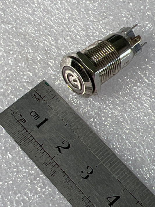 Switch 12mm Waterproof Metal Push Button on/off 24v Light