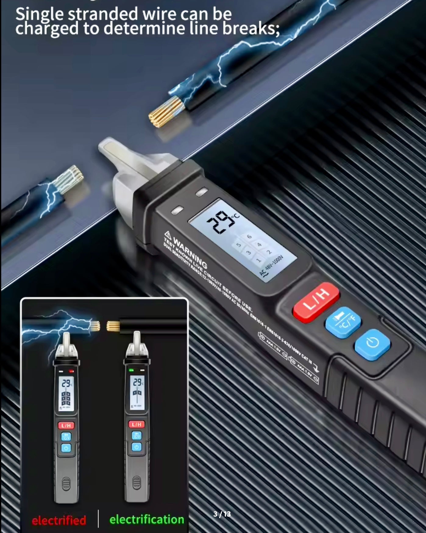 Digital meter SK-02D Non-Contact Voltage Detector Pen