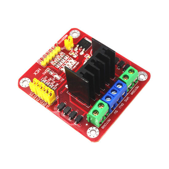 Motor driver module L298 with status LED