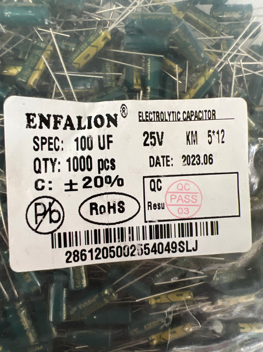 Capacitor 100/25 (1000pcs)
