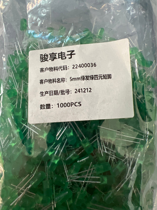 LED diffuse Green (1000pcs)