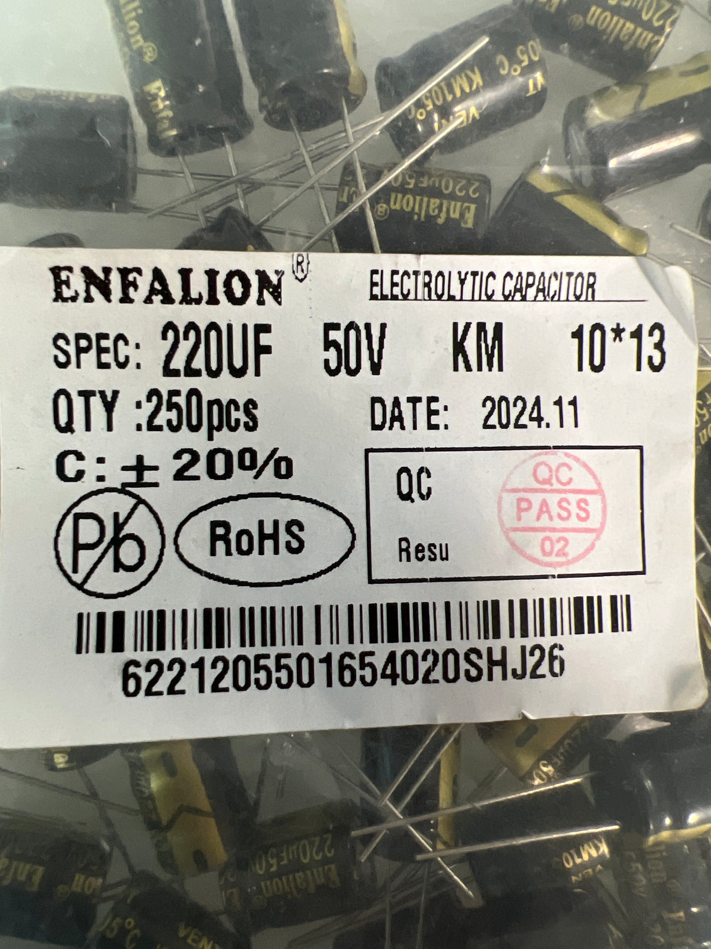 Capacitor 220/50 (250pcs)