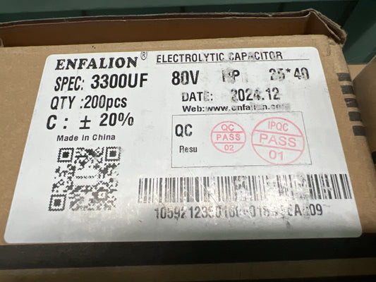 Capacitor 3300/80 (200pcs)