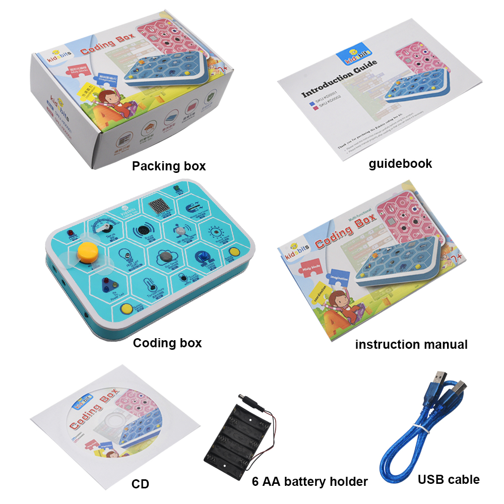 Kd0001 kidsbits maker coding box