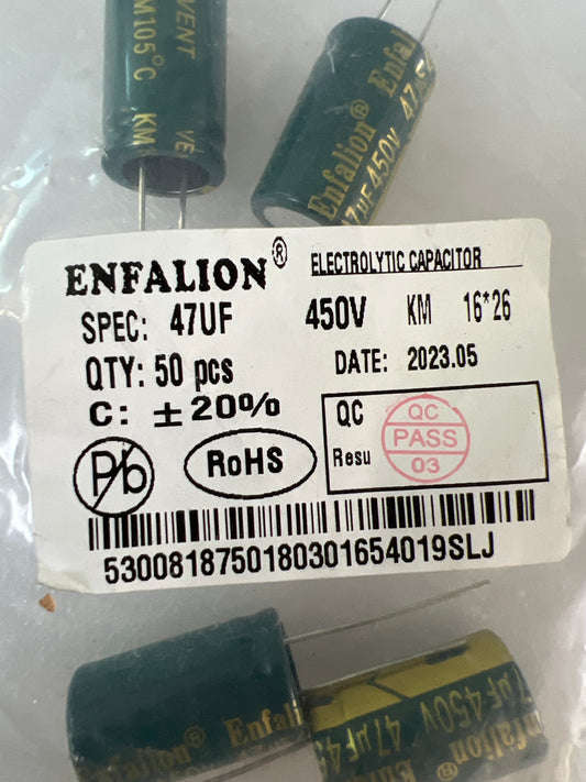 Capacitor 47/450 (50pcs)