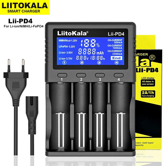 Battery Charger LiiPD4 liitokala for Lifepo4 battery