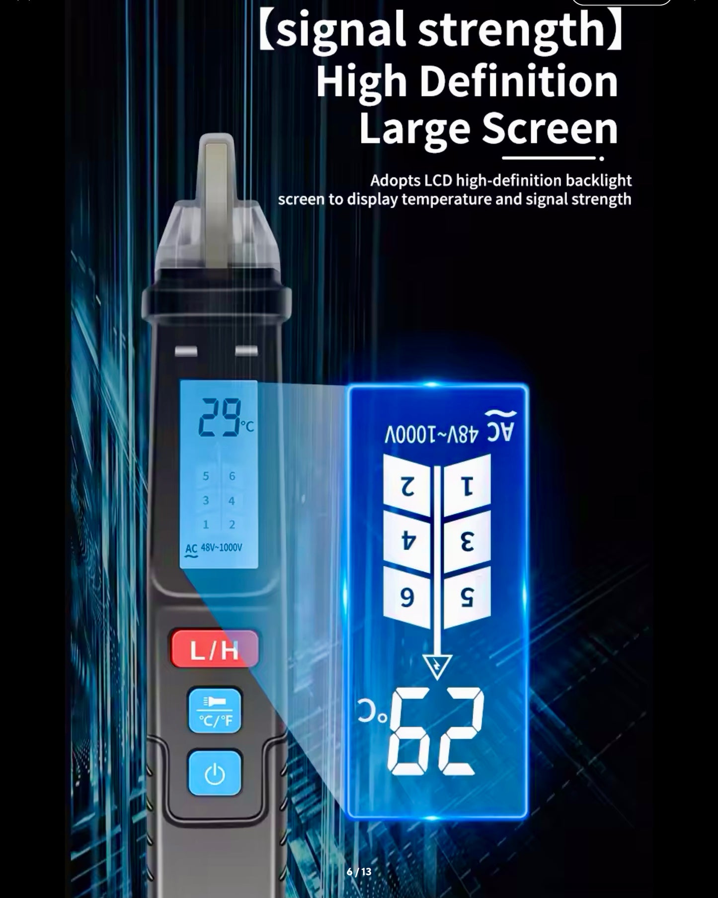 Digital meter SK-02D Non-Contact Voltage Detector Pen
