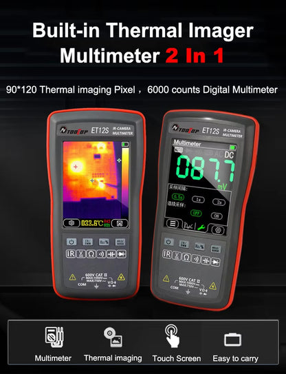 TOOLTOP ET12S 2in1 Digital Thermal Imager Multimeter
