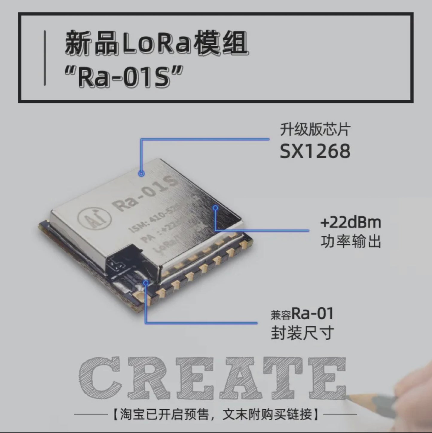 AiThinker Ra-01s LoRa module