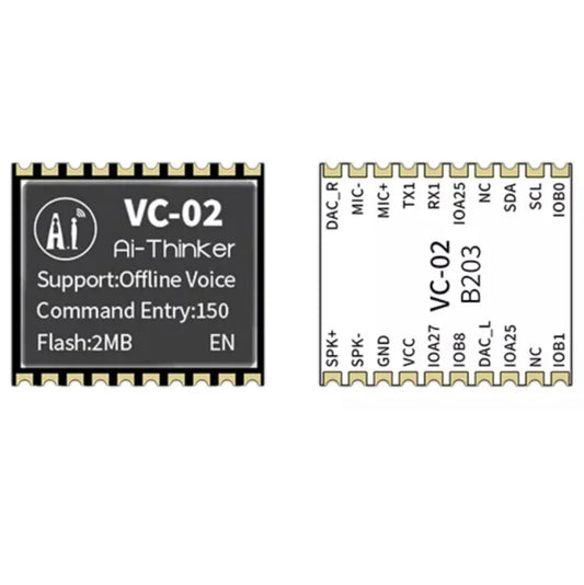 AiThinker VC-02 offline voice recognition speech control module