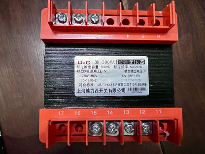 Transformer D&C 300W (220/380, 12/36/110)