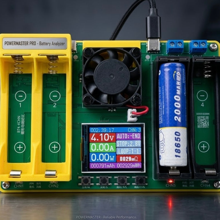 18650 and 21700  Battery Capacity and Internal Resistance Tester Automatic Charge/Discharge Module