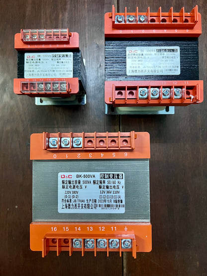 Transformer D&C 300W (220/380, 12/36/110)