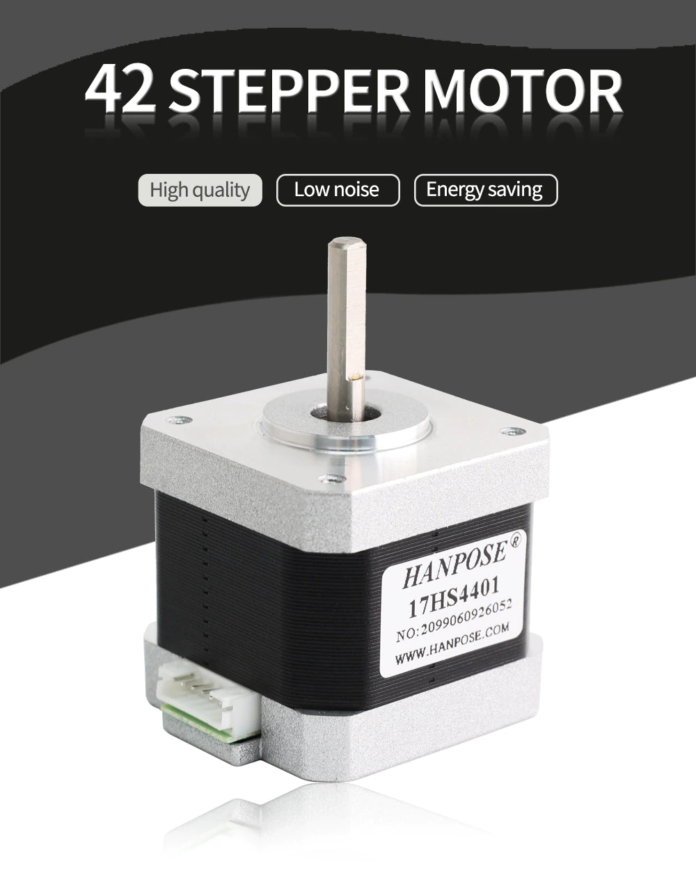 Stepper motor Hanpose 1.7A 17HS4401 4lead 40mm