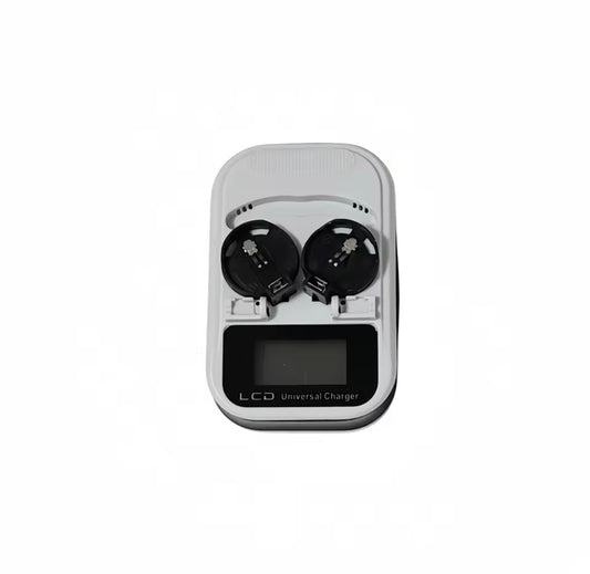 Battery Charger for Rechargeable Lithium Button Batteries LIR2016 2025 2032 ML2016 2025 2032