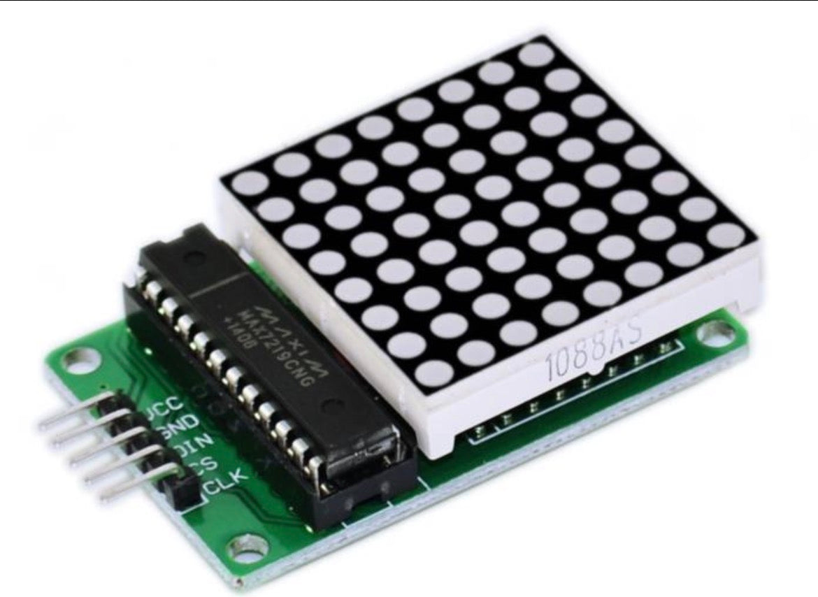 dot matrix (red) color LED MAX7219