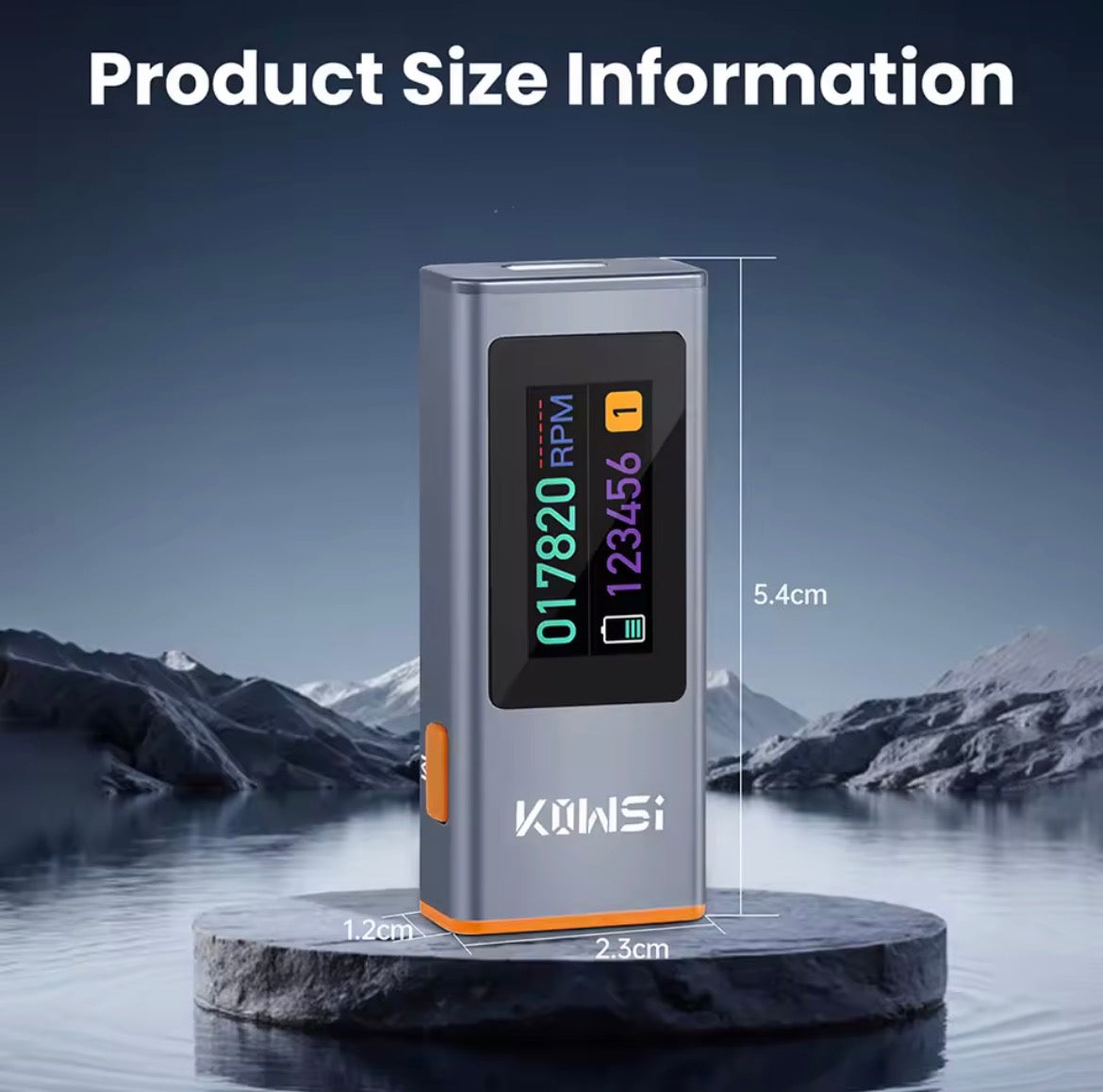 Mini Laser RPM meter
