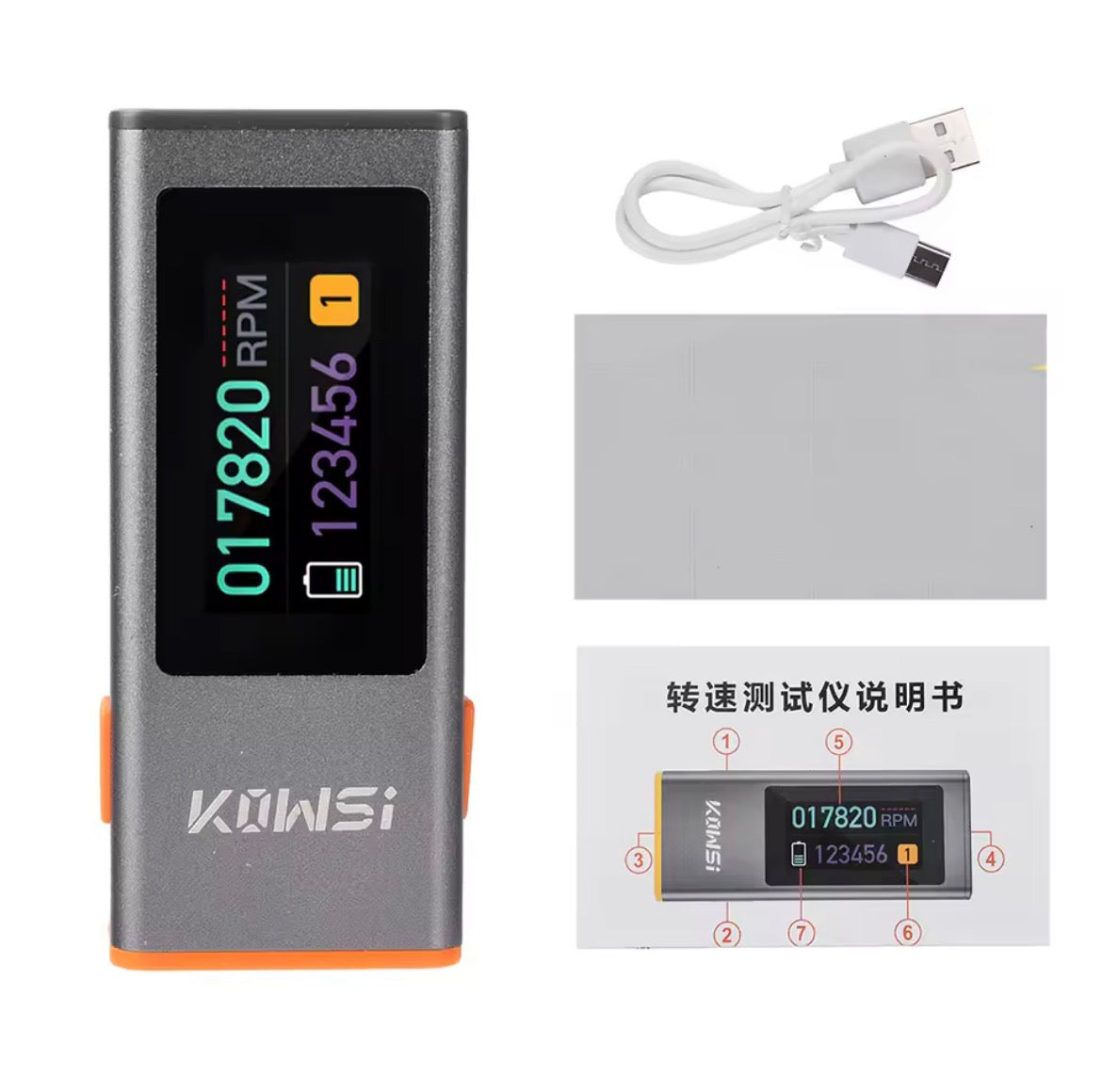 Mini Laser RPM meter