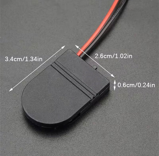 Battery case CR2032 with switch
