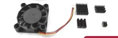 Raspberry PI5 5V Speed Adjustable Fan Four Thermal-Conductive-Tapes