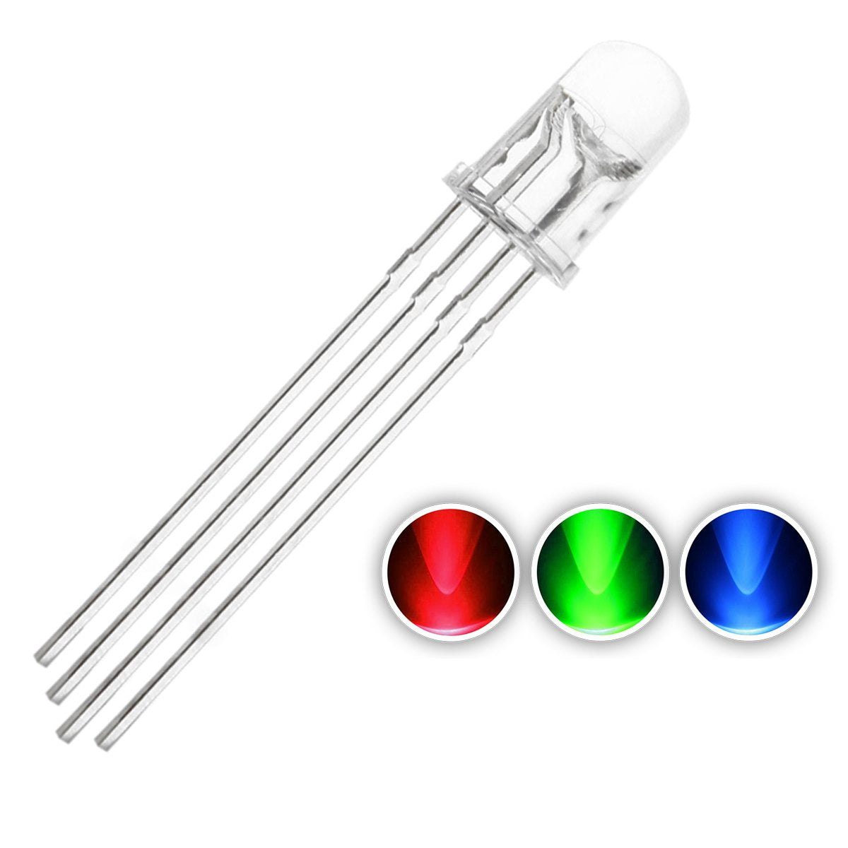 LED RGB  (5mm) CA