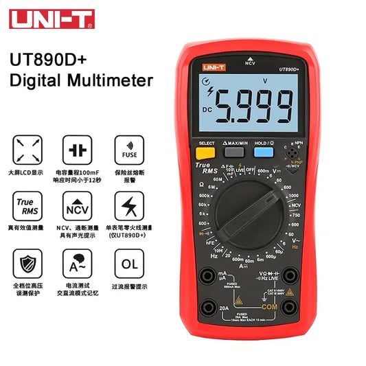 Digital Multimeter UT890D+