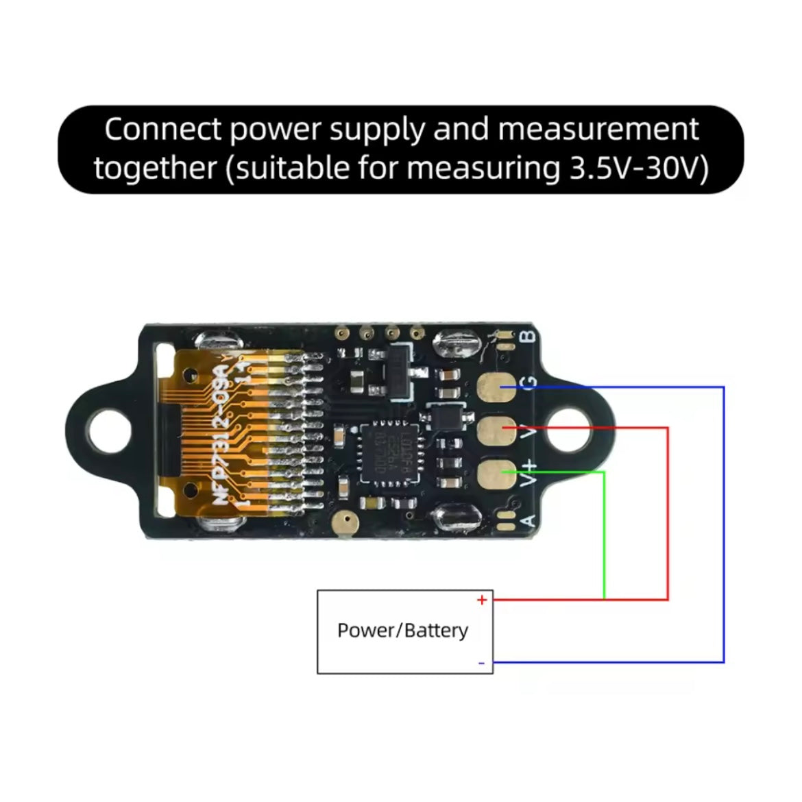 DC Voltmeter 0.5 Inch OLED Display