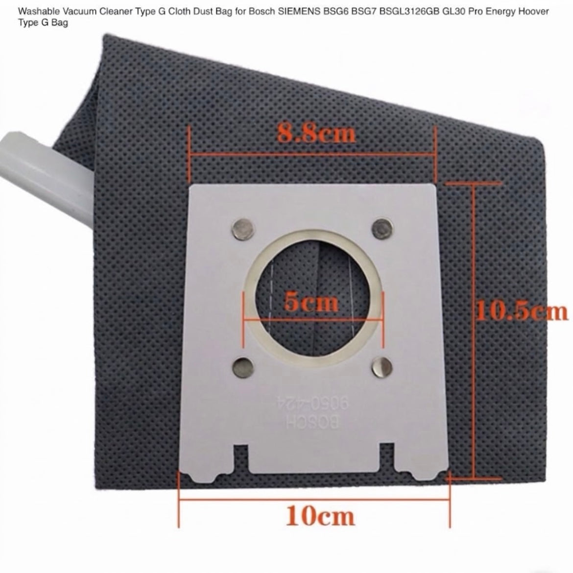 Vacuum Cleaner Cloth Dust Bag Bosch SIEMENS BSG6 BSG7 BSGL3126GB GL30 Pro Energy Hoover Type G