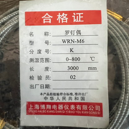 K type thermocouple WRN-M6