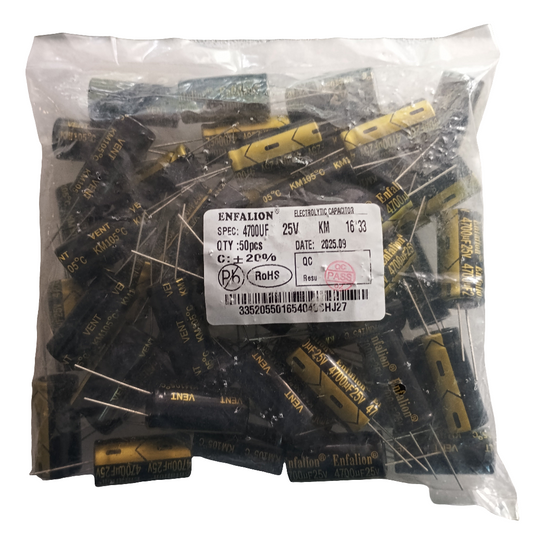 Capacitor 4700/25 (50pcs)