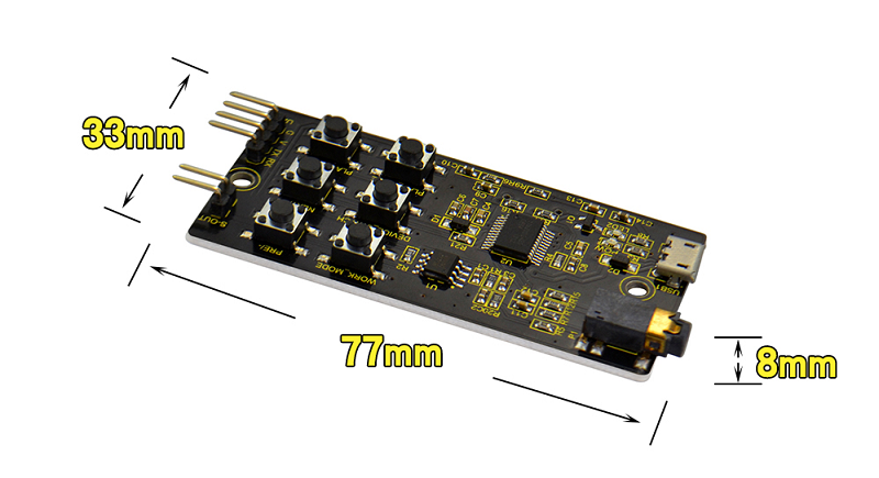 KS0387
Keyestudio YX5200-24SS MP3 Module for Arduino