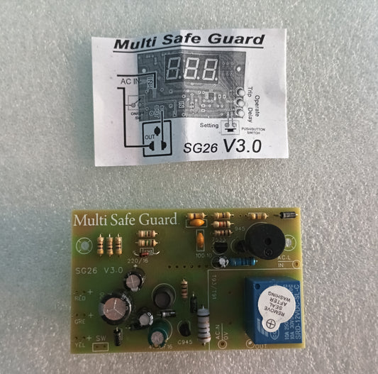 Multi Safeguard & AC Alarm (SG26 V3.0) side LEDs