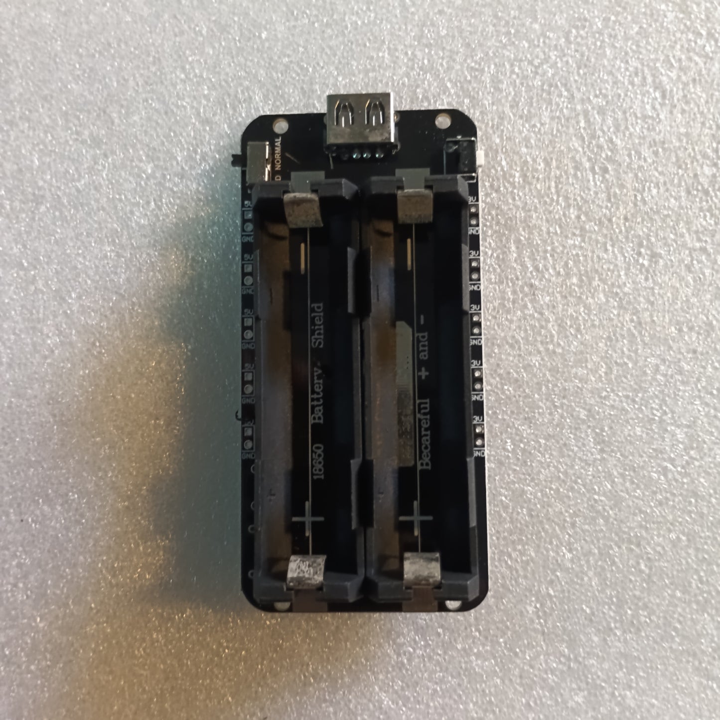 Battery case Two Voltage 18650 Lithium BShield