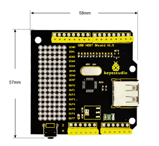 KS0155 Keyestudio USB Host v1.5
