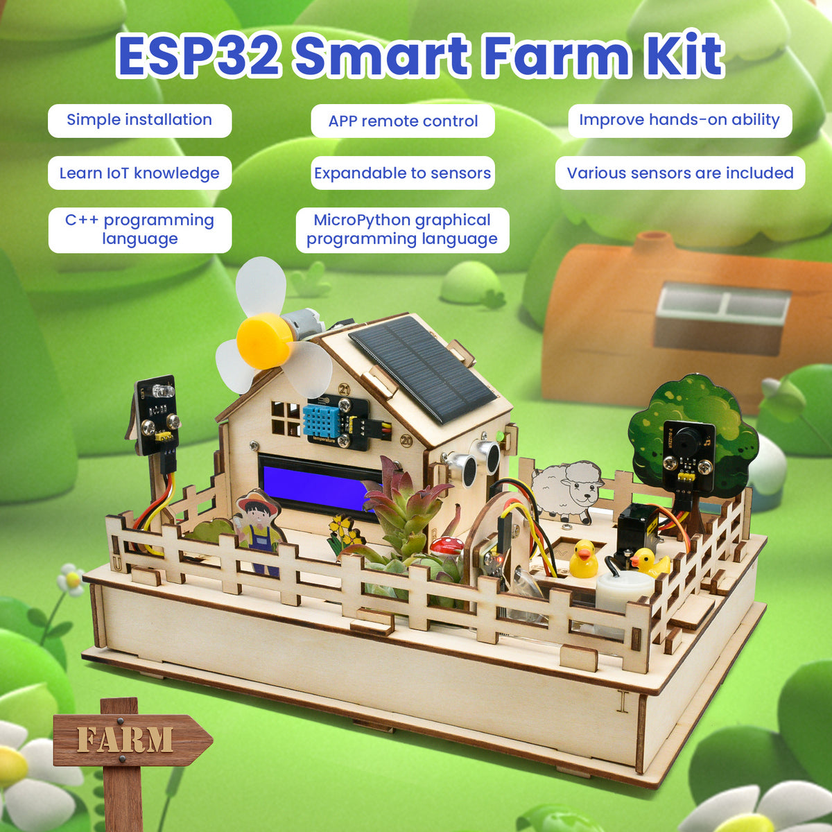 KS0567, esp32 smart farm kit