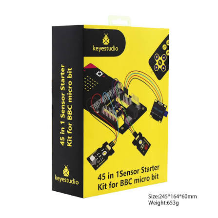 KS4009, Keyestudio 45 in 1 Sensor Starter Kit (No micro bit board)
